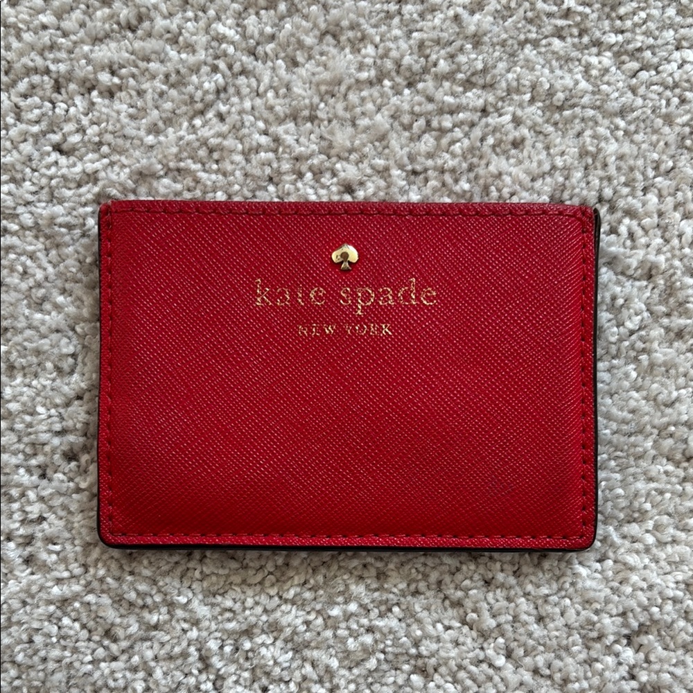 SOLD‼️ Kate Spade Red Card Holder
